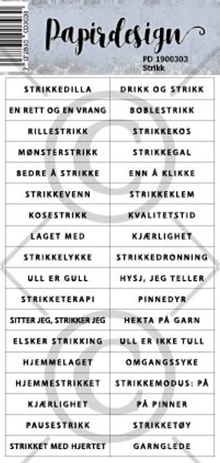 Hovedbilde PD 1900303	Strikk ( 6 ...