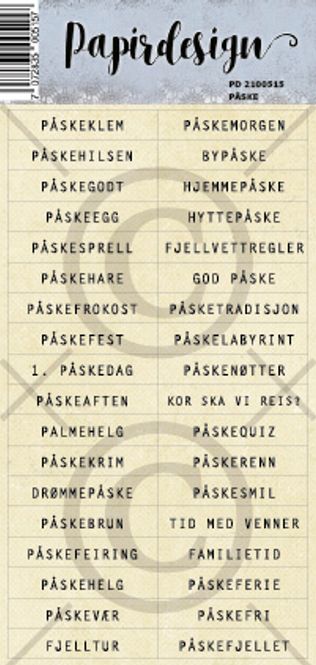 Hovedbilde Påske (6 klistremerker)