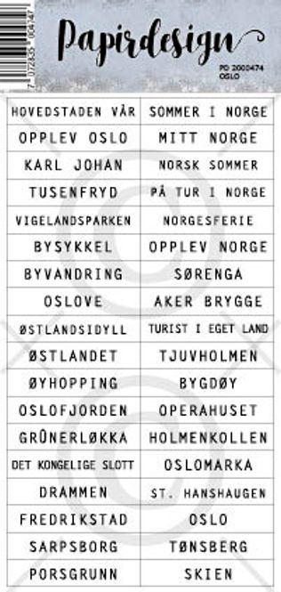 Hovedbilde Oslo (6 klistremerker)
