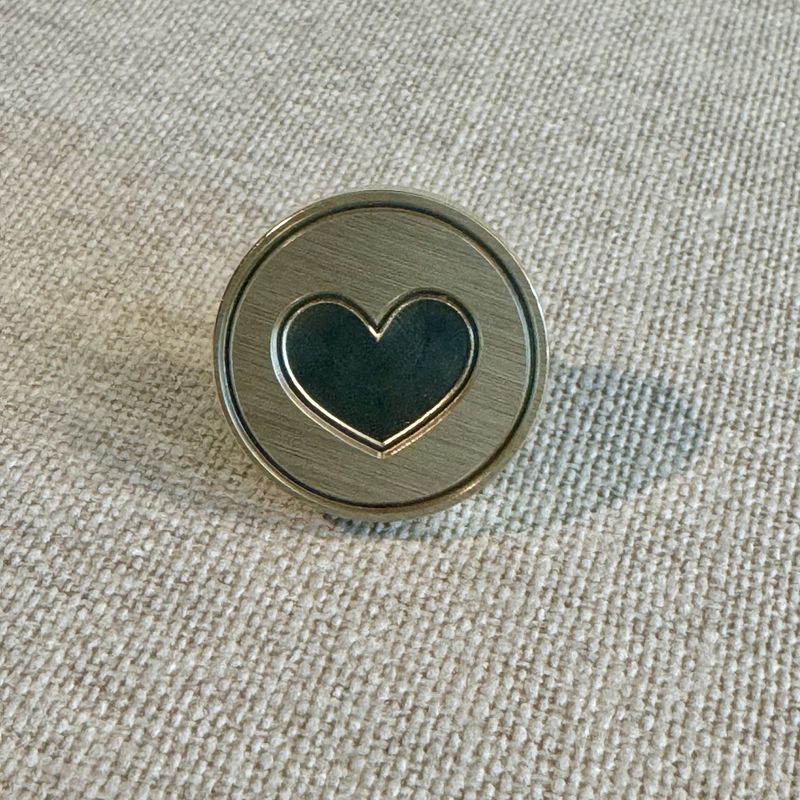 Lakkstempel, hjerte ( 6 stk )