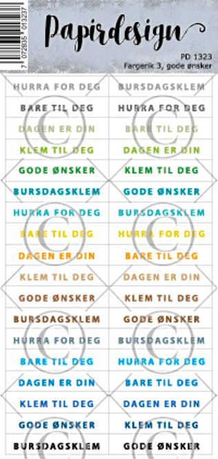 Hovedbilde Fargerik 3, gode ønsker