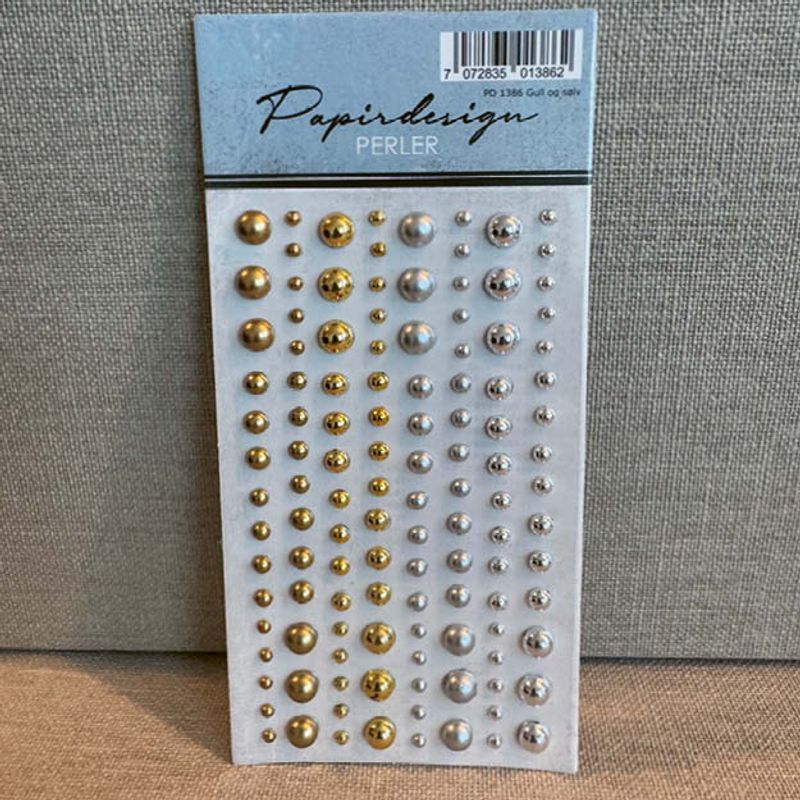 Perler gull og s&oslash;lv